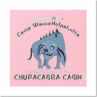 Chupacabra Cabin (Two-Sided) Posters and Art